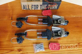 22 Designs 701233681751 Axl Telemark Bindings - Small Size Free Pivot Twenty Two