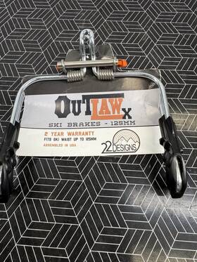 22 Designs 701233681911 Outlaw X Ntn Ski Brake Set 125 Cm