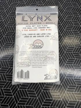 22 Designs 701233682055 - Lynx Softie Plates Small For 2021-2022 And Earlier Ski Bindings