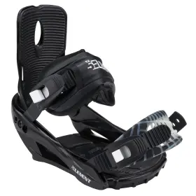 002-001-4-ml 5th Element Stealth Mens Snowboard Bindings Black/white Medium/large My25