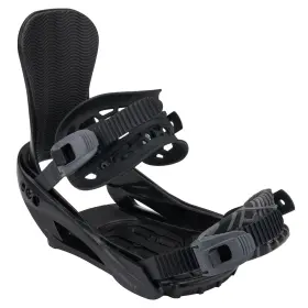 002-006-1-ml 5th Element Summit Mens Snowboard Bindings Black/gray Medium/large My26