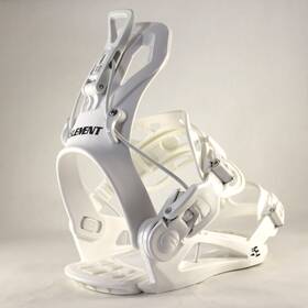 5th Element 002-009-2-s Flash Snowboard Bindings Unisex Small White Us 4-6 Easy Entry