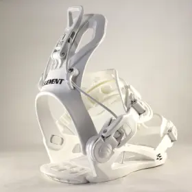 002-009-2-s 5th Element Flash Snowboard Bindings Unisex Small White Us 4-6 Easy Entry