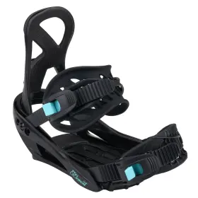 002-010-2-s 5th Element Layla 2 Womens Snowboard Bindings Black/teal Small My26