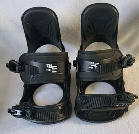 5th Element 18-brst5the154 Stealth Snowboard Bindings With Cap Strap M/l Mens 6-9.5 Pre-owned
