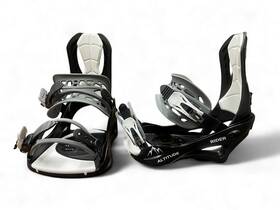 Altitude Alt-03gysm Womens Inch Rider Snowboard Bindings Black/grey S/m Sizes 6.5-9.5