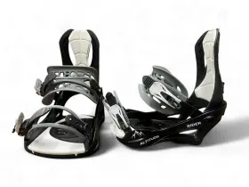 Alt-03gysm Altitude Womens Inch Rider Snowboard Bindings Black/grey S/m Sizes 6.5-9.5