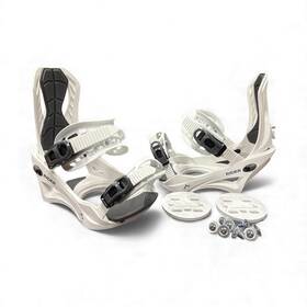 Altitude Boardwerx 717052432122 New 2025-25 Womens Inch Rider Snowboard Bindings White S/m 6.5-9.5
