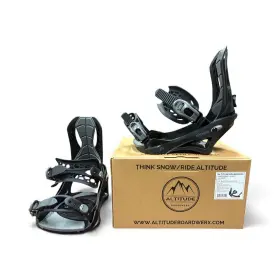 Altitude Boardwerx 717052432139 2025-25 Mens Inch Rider Snowboard Bindings Black L/xl 9.5-13