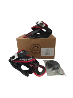 Alt-12sm Altitude Boardwerx Toddler Mini Ripper Snowboard Bindings Black/red Small 4x4 Burton 3d Alt-12sm Altitude Boardwerx Toddler Mini Ripper Snowboard Bindings Black/red Small 4x4 Burton 3d