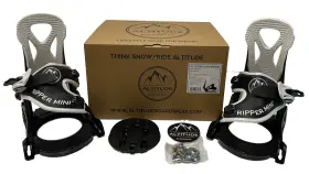 Alt-14xs Altitude Boardwerx Toddler Inch Ripper Mini 4x4 Burton 3d Channel Snowboard Bindings 7c-13c