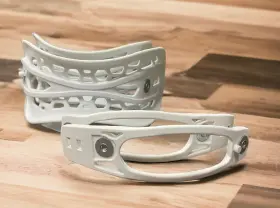 Alt-19whsm Altitude Boardwerx Inch Rider Binding Ankle And Toe Strap Replacements White S/m 6-8.5