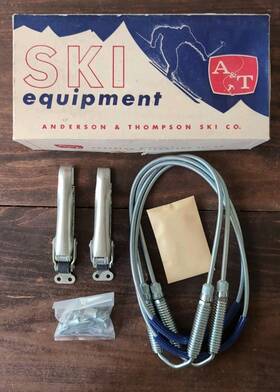 Anderson & Thompson Ski Co Bf10-1 Vintage And Long Cables For Bindings