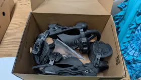 Arbor 013576531762 Hemlock Snowboard Bindings Mens Medium / Large Us 9-11 Black Used