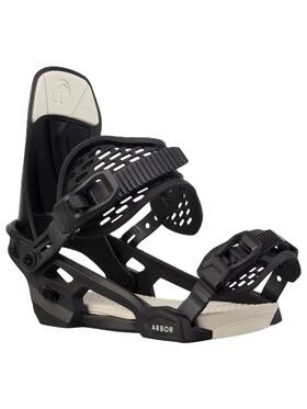 Arbor 125940301 Acacia Womens Snowboard Bindings Black/marshmallow Small My26