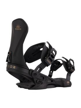 Arbor 1259601 Sequoia Snowboard Bindings - Womens 2026 Medium / Black/gold