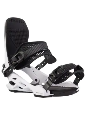 125980103 Arbor Hemlock Snowboard Bindings White/black/boss Dog Large My25