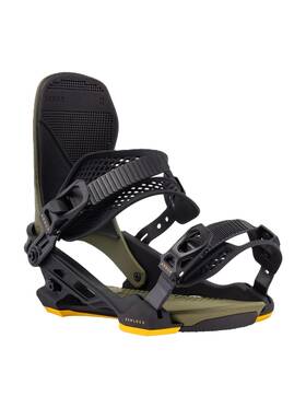 Arbor 126980202 Hemlock Mens Snowboard Bindings Military/black Medium My26