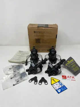 Bd10185200021021 Atk Raider 13 Evo Binding Black Titanium 108mm Rb13b 108 Made In Italy Open Box