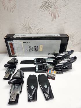 Atomic 789879254218 Race 412 Bindings Black/ Silver New In Open Box