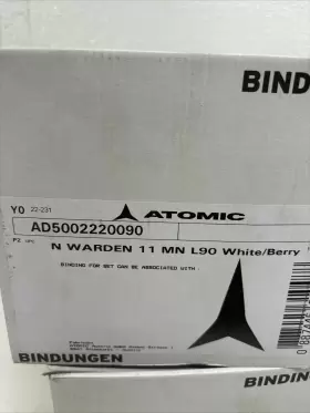 Atomic 887445310488 Warden 11 Mn L90 Bindings White / Berry #mm4