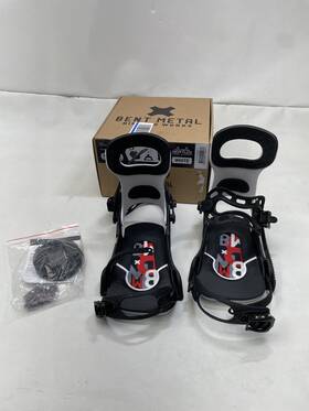 Bent Metal 23bn002 Snowboard Bindings White Medium Us M 8-11