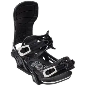 23bn007-bksil-l Bent Metal Transfer Snowboard Bindings Black/silver Large 2024