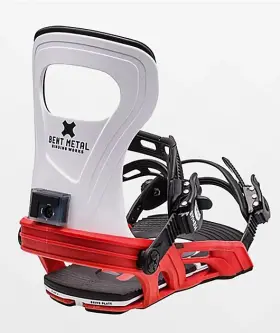 Ft23-ft24 Bent Metal 841049162331 Bolt Snowboard Bindings Mens Large White/red