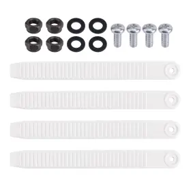 1049663 Boxob 4pcs Snowboard Ankle Ladder Strap Binding With Screws White