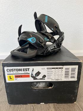 Burton 009003440715 Custom Est 2012 Black Large Brand New In Box. 252163001l