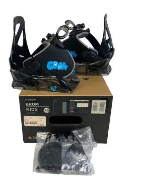 Burton 009521043672 90 Grom Snowboard Bindings Nib Size Xs Kids