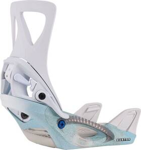 Burton 010510544810 Womens Step On Re Flex Snowboard Bindings White / Graphic M
