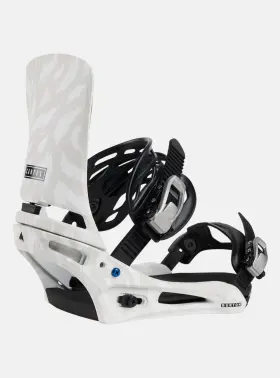 10539111022 Burton Cartel Snowboard Bindings - Mens 2025 Medium / Gray/white