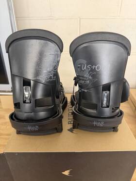 Burton 10542104004m Custom Mns Snowboard Bindings Black Matte Size M Re Flex 3d Adjustable