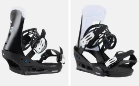 10544108001 Burton Freestyle Snowboard Bindings Mens Size Small 6-8 Re Flex Black