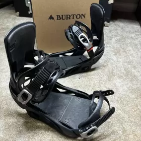 Burton 105445107002 Lexa Snowboard Bindings Black Womens Large Us 8 Euc
