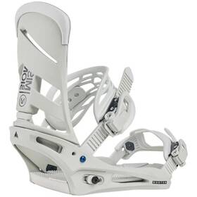 Burton 10546111 Mens Mission Re Flex Snowboard Bindings - Gray Cloud