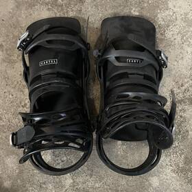 Burton 105551 Mens Cartel Est Snowboard Bindings - Black Medium