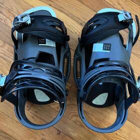 Burton 10555105043l Mens Cartel Est Snowboard Bindings Salty Shark - Size Large