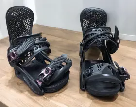 10556103001l Burton Women S Inch Escapade Est Snowboard Bindings Black Medium 6-8.5