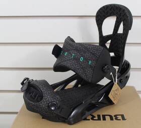 Burton 10560102617s New 2016 Scribe Est Womens Snowboard Bindings Small Black