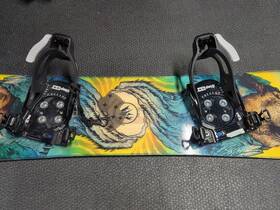Burton 11y-2k Step On Grom Bindings Size Medium Kids For Boots With Box