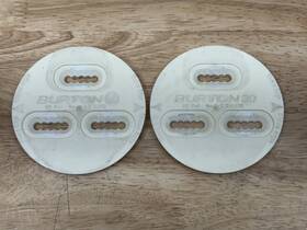 Burton 12045 Est Disc Plate Snowboard Bindings 3d White