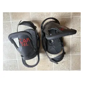 130315 Burton Cartel Est Snowboard Bindings Black S/l