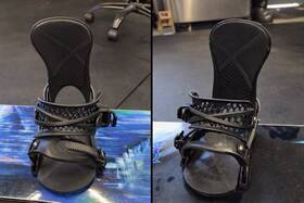 Burton 15146103004 X-base Re Flex Bindings Large Black Lightweight High End