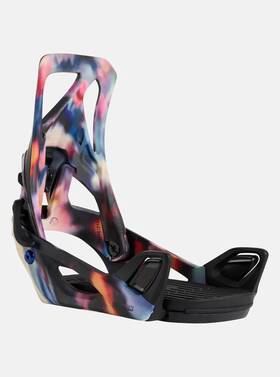Burton 1728416-ezh-l Step On Re Flex Binding Womens Snowboard Bindings Floral Blur Large My