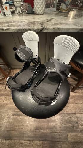 Burton 180710 Custom Re Flex Snowboard Bindings Large 2018 Good Condition