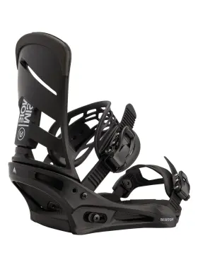 Burton 193177028912 Mens Mission Re Flex Snowboard Bindings Black S