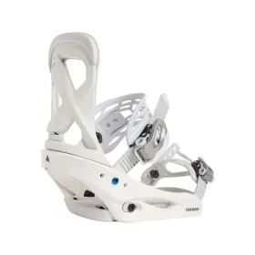 Burton 193177608749 Womensft Scribe Re Flex Snowboard Bindings Stout White L 8