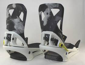Burton 193177705912 Step On Reflex Snowboard Bindings Mens Xl 14-15 White Graphic